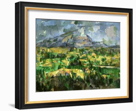 Mont Sainte-Victoire, C.1902-Paul Cézanne-Framed Giclee Print