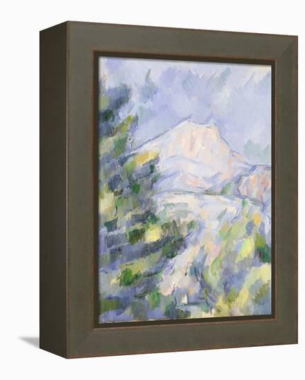 Mont Sainte-Victoire, c.1904-06-Paul Cézanne-Framed Premier Image Canvas