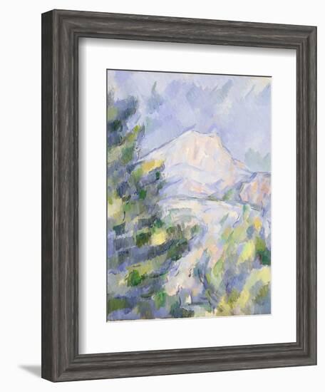 Mont Sainte-Victoire, c.1904-06-Paul Cézanne-Framed Giclee Print