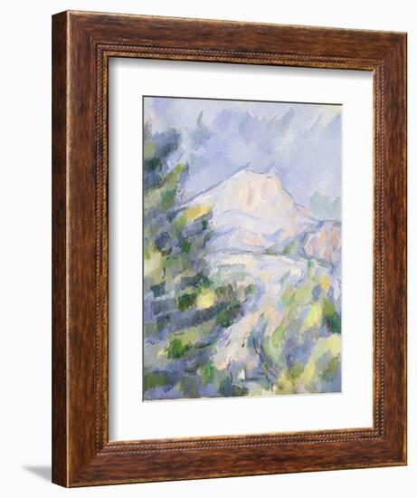 Mont Sainte-Victoire, c.1904-06-Paul Cézanne-Framed Giclee Print