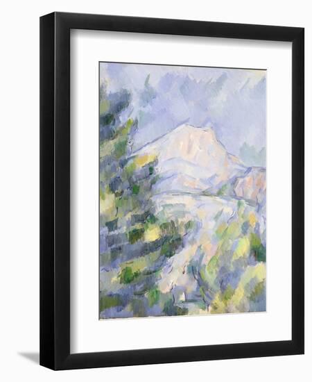 Mont Sainte-Victoire, c.1904-06-Paul Cézanne-Framed Giclee Print