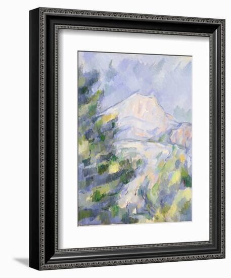 Mont Sainte-Victoire, c.1904-06-Paul Cézanne-Framed Giclee Print