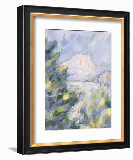 Mont Sainte-Victoire, c.1904-06-Paul Cézanne-Framed Giclee Print