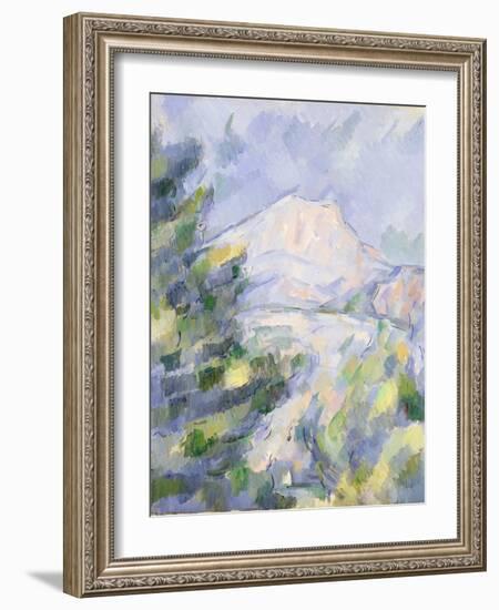 Mont Sainte-Victoire, c.1904-06-Paul Cézanne-Framed Giclee Print