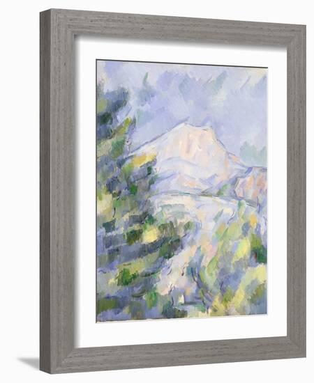 Mont Sainte-Victoire, c.1904-06-Paul Cézanne-Framed Giclee Print