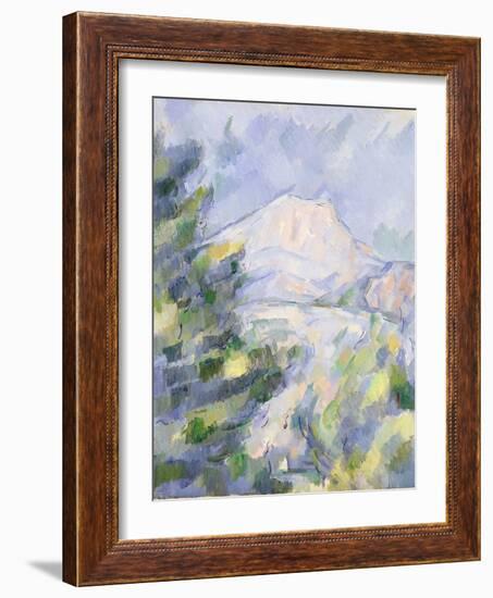 Mont Sainte-Victoire, c.1904-06-Paul Cézanne-Framed Giclee Print