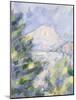 Mont Sainte-Victoire, c.1904-06-Paul Cézanne-Mounted Giclee Print