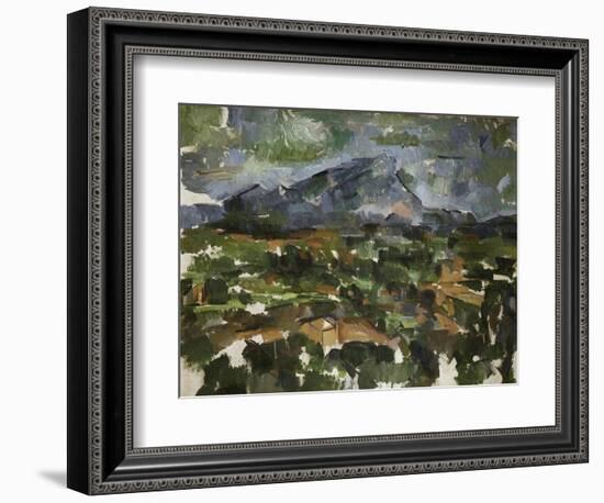 Mont Sainte Victoire Seen from Les Lauves, 1902/06-Paul Cézanne-Framed Giclee Print