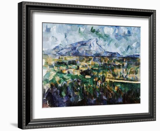 Mont Sainte-Victoire-Paul Cézanne-Framed Giclee Print