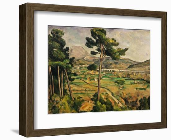 Mont Sainte-Victoire-Paul Cézanne-Framed Giclee Print