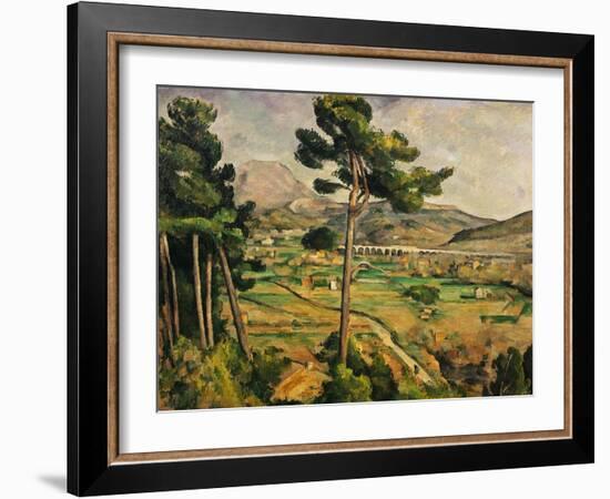 Mont Sainte-Victoire-Paul Cézanne-Framed Giclee Print