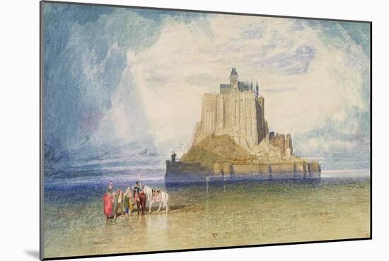 Mont St. Michel, 1828-John Sell Cotman-Mounted Giclee Print