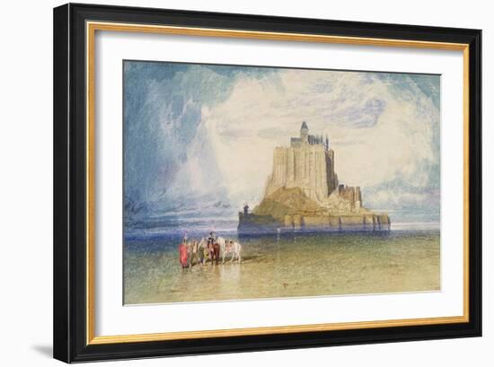 Mont St. Michel, 1828-John Sell Cotman-Framed Giclee Print