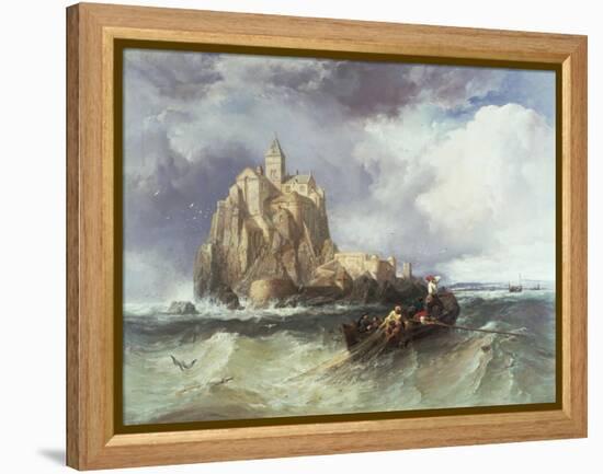 Mont St. Michel, 1868-James Webb-Framed Premier Image Canvas