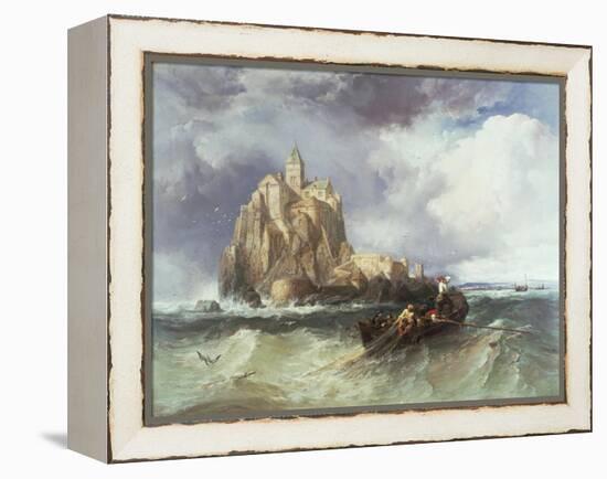 Mont St. Michel, 1868-James Webb-Framed Premier Image Canvas