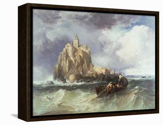 Mont St. Michel, 1868-James Webb-Framed Premier Image Canvas