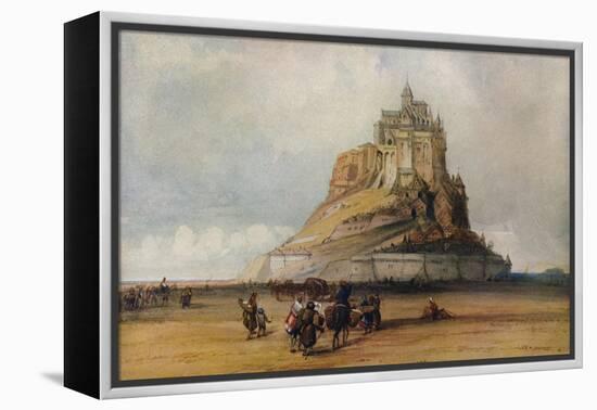 'Mont St. Michel', c1861-William Callow-Framed Premier Image Canvas