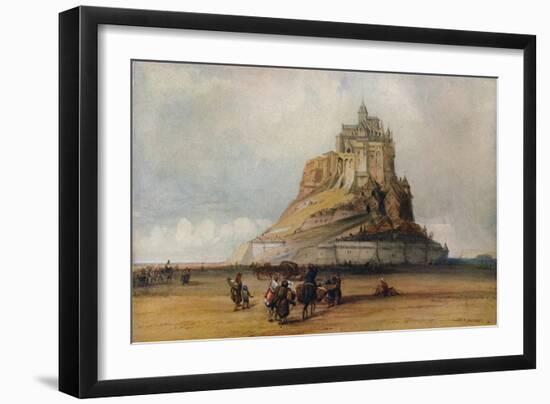 'Mont St. Michel', c1861-William Callow-Framed Giclee Print