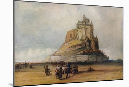 'Mont St. Michel', c1861-William Callow-Mounted Giclee Print