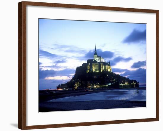 Mont St. Michel Fortress, Normandy, France-Bill Bachmann-Framed Photographic Print