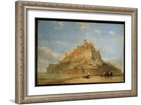 Mont St. Michel from the Sands, 1848-David Roberts-Framed Giclee Print