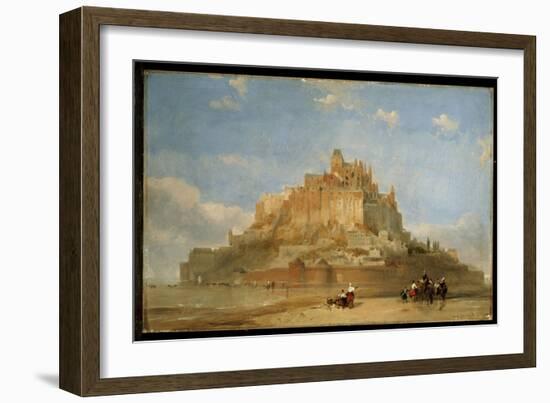 Mont St. Michel from the Sands, 1848-David Roberts-Framed Giclee Print