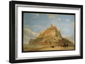 Mont St. Michel from the Sands, 1848-David Roberts-Framed Giclee Print