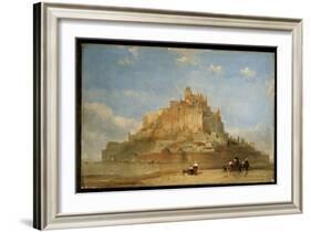 Mont St. Michel from the Sands, 1848-David Roberts-Framed Giclee Print