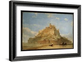 Mont St. Michel from the Sands, 1848-David Roberts-Framed Giclee Print