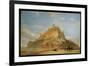 Mont St. Michel from the Sands, 1848-David Roberts-Framed Giclee Print