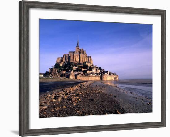 Mont St. Michel Island Fortress, Normandy, France-Bill Bachmann-Framed Photographic Print