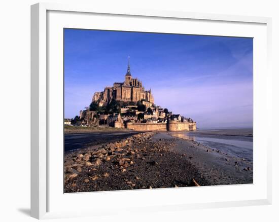 Mont St. Michel Island Fortress, Normandy, France-Bill Bachmann-Framed Photographic Print