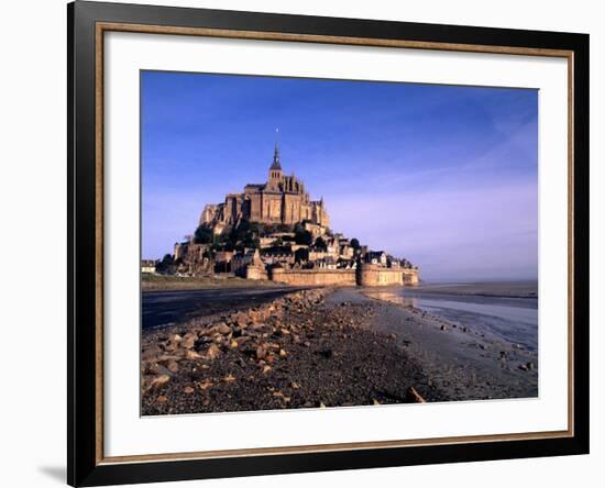 Mont St. Michel Island Fortress, Normandy, France-Bill Bachmann-Framed Photographic Print