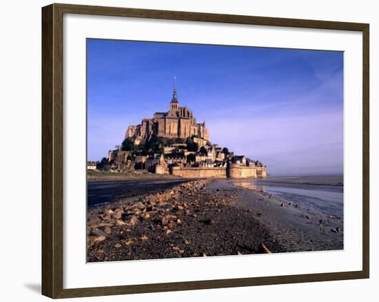 Mont St. Michel Island Fortress, Normandy, France-Bill Bachmann-Framed Photographic Print