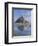 Mont St. Michel (Mont Saint-Michel) Reflected in Water, Manche, Normandy, France, Europe-Ruth Tomlinson-Framed Photographic Print