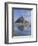 Mont St. Michel (Mont Saint-Michel) Reflected in Water, Manche, Normandy, France, Europe-Ruth Tomlinson-Framed Photographic Print