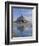 Mont St. Michel (Mont Saint-Michel) Reflected in Water, Manche, Normandy, France, Europe-Ruth Tomlinson-Framed Photographic Print