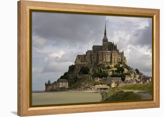 Mont St Michel, Normandy-David Churchill-Framed Premier Image Canvas