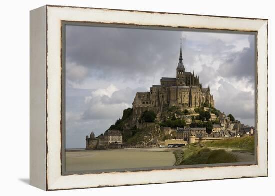 Mont St Michel, Normandy-David Churchill-Framed Premier Image Canvas