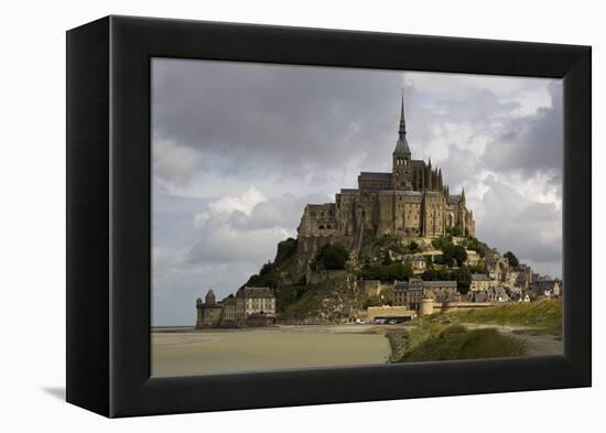 Mont St Michel, Normandy-David Churchill-Framed Premier Image Canvas