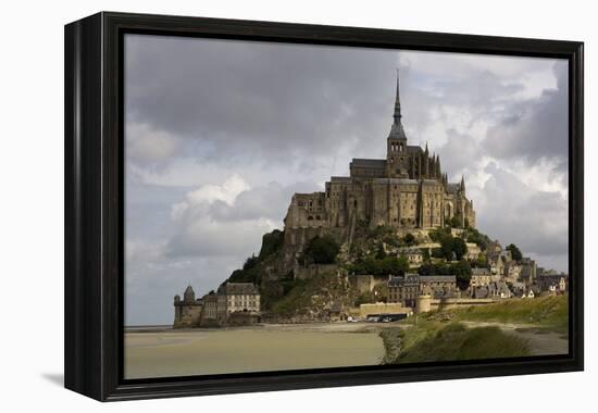 Mont St Michel, Normandy-David Churchill-Framed Premier Image Canvas