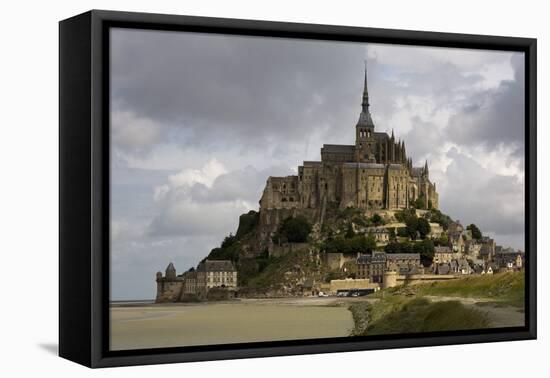 Mont St Michel, Normandy-David Churchill-Framed Premier Image Canvas