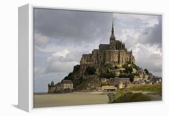 Mont St Michel, Normandy-David Churchill-Framed Premier Image Canvas