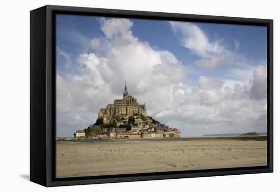 Mont St Michel, Normandy-David Churchill-Framed Premier Image Canvas