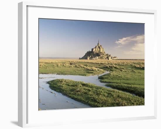 Mont St. Michel, Unesco World Heritage Site, Basse Normandie, France-Michael Busselle-Framed Photographic Print