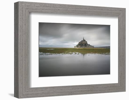 Mont-St-Michel, UNESCO World Heritage Site, Normandy, France, Europe-Francesco Vaninetti-Framed Photographic Print