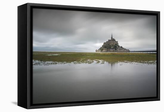 Mont-St-Michel, UNESCO World Heritage Site, Normandy, France, Europe-Francesco Vaninetti-Framed Premier Image Canvas