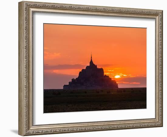 Mont St Michel-Charles Bowman-Framed Photographic Print