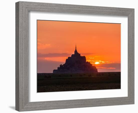 Mont St Michel-Charles Bowman-Framed Photographic Print