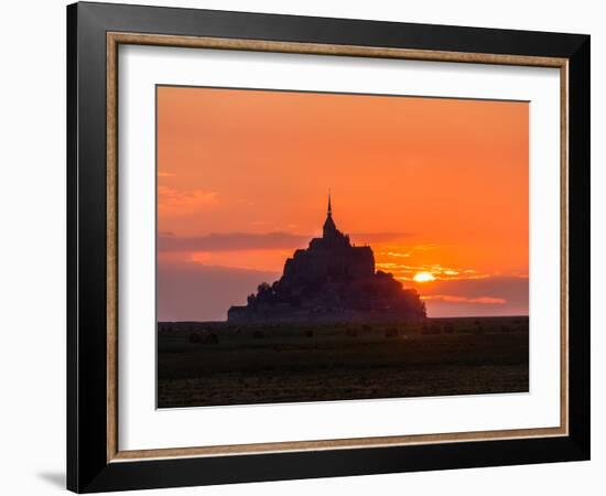 Mont St Michel-Charles Bowman-Framed Photographic Print